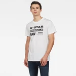 T-Shirt - G-STAR Graphic 8 r t ss white