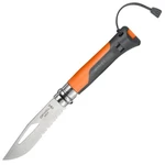 Opinel N°08 Stainless Steel Outdoor Plastic Orange Turistický nôž