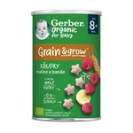 Gerber Organic Křupky s malinou a banánem BIO 8m+ 35 g