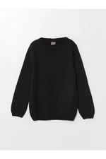 LC Waikiki Crew Neck Basic Long Sleeve Girls Knitwear Sweater