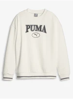 Krémová dievčenská mikina Puma Squad Crew