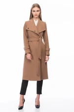 Z6645 DEWBERRY LADIES' COAT-CAMEL