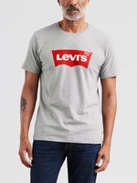 Levi&#39;s Men&#39;s Grey T-Shirt with Levi&#39;s® Print - Men&#39;s