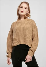 Women's wide oversize unionbeige sweater