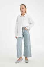 DEFACTO Girls Wide Leg Wide Leg Pocket Trousers