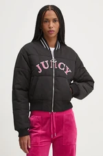 Bomber bunda Juicy Couture KELSEY PUFFER černá barva, přechodná, JCOIJ224557