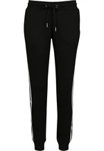 Women's College Contrast Sweatpants Black/White/Black