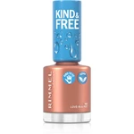 Rimmel Kind & Free lak na nechty odtieň 163 Love-In-A-Mist 8 ml