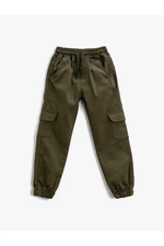 Koton Basic Cargo Pants with Tie Waist