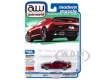 2022 Chevrolet Camaro ZL1 Wild Cherry Red Metallic "Modern Muscle" Limited Edition 1/64 Diecast Model Car by Auto World