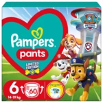 PAMPERS Active Baby Pants Paw Patrol Kalhotkové plenky vel. 6, 14-19 kg, 60 ks