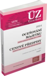 ÚZ 1572 Oceňování majetku, cenové předpisy