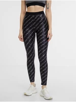 Black Women's Patterned Leggings Versace Jeans Couture - Women