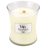 WoodWick Vonná svíčka váza Linen 275 g