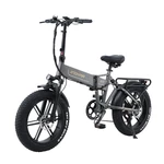 [EU DIRECT] JINGHMA R7 800W 48V 12.8Ah*2 20in Electric Bicycle 50km Mileage Range 180kg Max Load Electric Bike