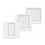 ATHOM Homekit 1/2/3 Gang EU WiFi Smart Switch Press Key Siri Voice Control Neutral Needed