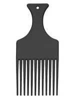 Hrebeň na kučeravé vlasy/afro Sibel - čierný (8418551)