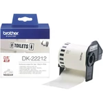 Brother DK-22212 etikety v roli 62 mm x 15.24 m fólia biela 1 ks permanentné DK22212 univerzálne etikety