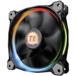 Thermaltake Riing 12 LED RGB PC vetrák s krytom čierna (š x v x h) 120 x 120 x 25 mm vrátane LED osvetlenia