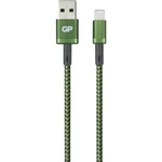 GP Batteries #####USB-Ladekabel  #####USB-A Stecker, #####Apple Lightning Stecker  1 m zelená