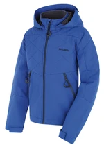 Husky Salex K 134-140, dk. blue Dětská softshell bunda