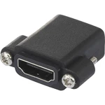 SpeaKa Professional SP-7053216 HDMI adaptér [1x HDMI zásuvka - 1x HDMI zásuvka] čierna možno skrutkovať