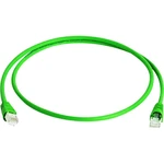 Telegärtner L00000A0231 RJ45 sieťové káble, prepojovacie káble CAT 6A S/FTP 25.00 cm zelená samozhášavý, bez halogénov 1