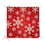 Vianočný sedák s prímesou bavlny Minimalist Cushion Covers Snowflakes, 42 x 42 cm