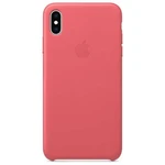 Apple iPhone XS Max Leather Case - Peony Pink