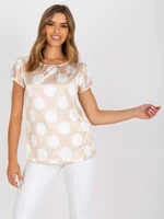 Blusa da donna  Fashionhunters Beige