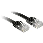 LINDY 47524 RJ45 sieťové káble, prepojovacie káble CAT 6 U/UTP 5.00 m čierna s ochranou 1 ks