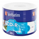 Verbatim CD-R, 43794, Inkjet Printable, 50-pack, 700MB, 50x, 80min., 12cm, wrap, pro archivaci dat