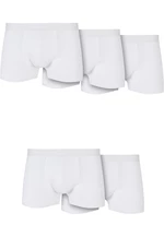 Sturdy Organic Cotton Boxer Shorts 5-Pack White