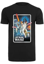 Black T-shirt with Star Wars poster