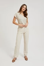 Women's jeans MOODO - beige