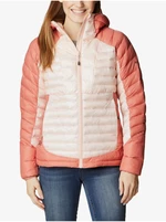 Apricot Women's Quilted Winter Jacket with Hood Columbia Labyrinth Loop