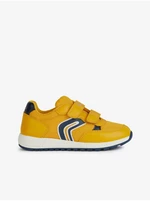 Yellow Geox Alben children's sneakers