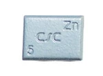 Ferdus Závaží samolepící zinkové ZNC, šedý lak, různé hmotnosti Varianta: ZNC 15 g. šedý lak. 1 ks