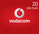 Vodacom 20 SMS Plan Mobile Top-up TZ