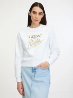 Guess Icon Sweatshirt Mikina Bílá