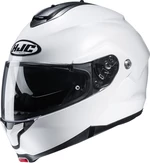 HJC C91N Solid Pearl White L Helm