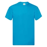 Blue Men's T-shirt Original Fruit of the Loom