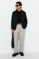 Trendyol Black Slim Fit Double Pocket Blazer Jacket