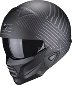 Scorpion EXO-COMBAT II MILES Matt Black/Silver 2XL Kask