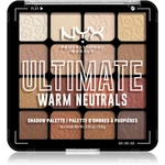 NYX Professional Makeup Ultimate Shadow Palette očné tiene odtieň Warm Neutrals 16x0,8 g