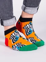 Yoclub Unisex's Ankle Funny Cotton Socks Patterns Colours SKS-0086U-A600