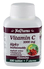 MEDPHARMA Vitamín C 1000mg s šípky 107 tablet