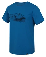 Men's short-sleeved T-shirt Hannah BITE blue jewel