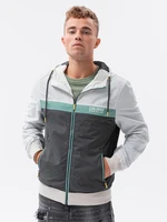 Ombre Men's windbreaker jacket with hood