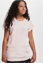 Girls' Organic Shoulder Extended T-Shirt - Pink